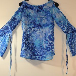 Blue Mermaid Style Top